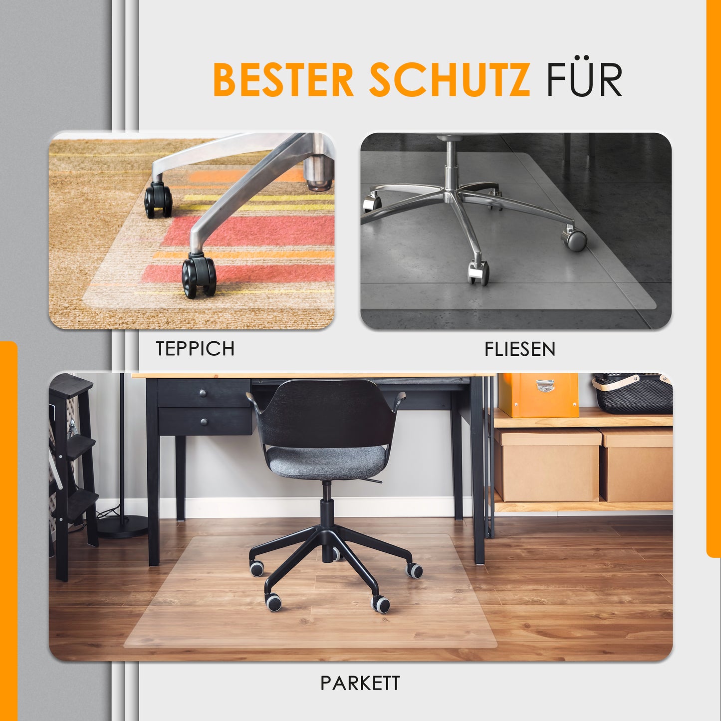 Bürostuhlunterlage Transparent