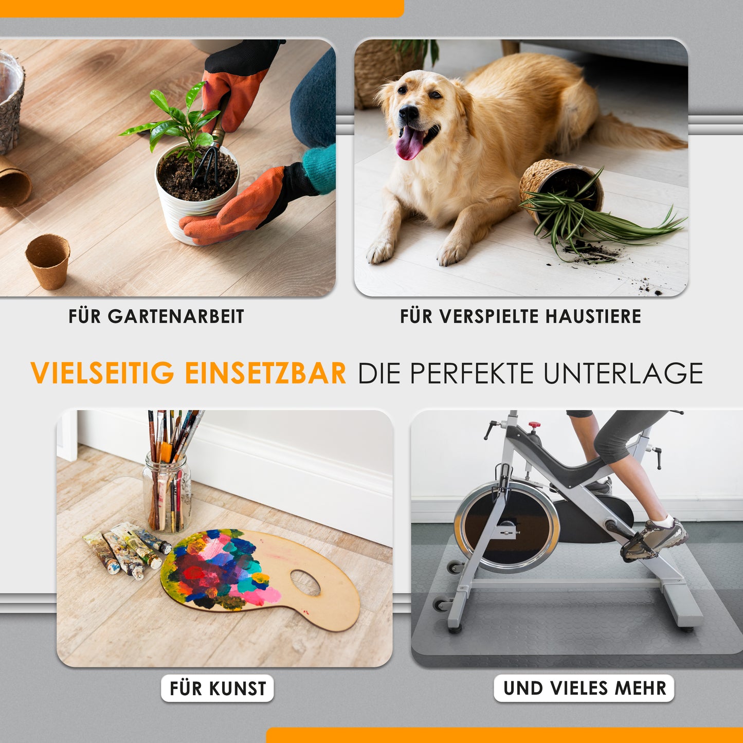 Bürostuhlunterlage Transparent