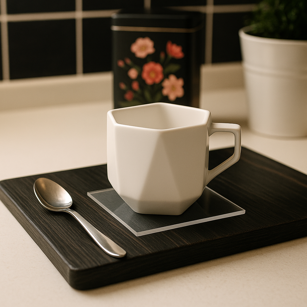 Tassenuntersetzer - 6er Set im modernen Design
