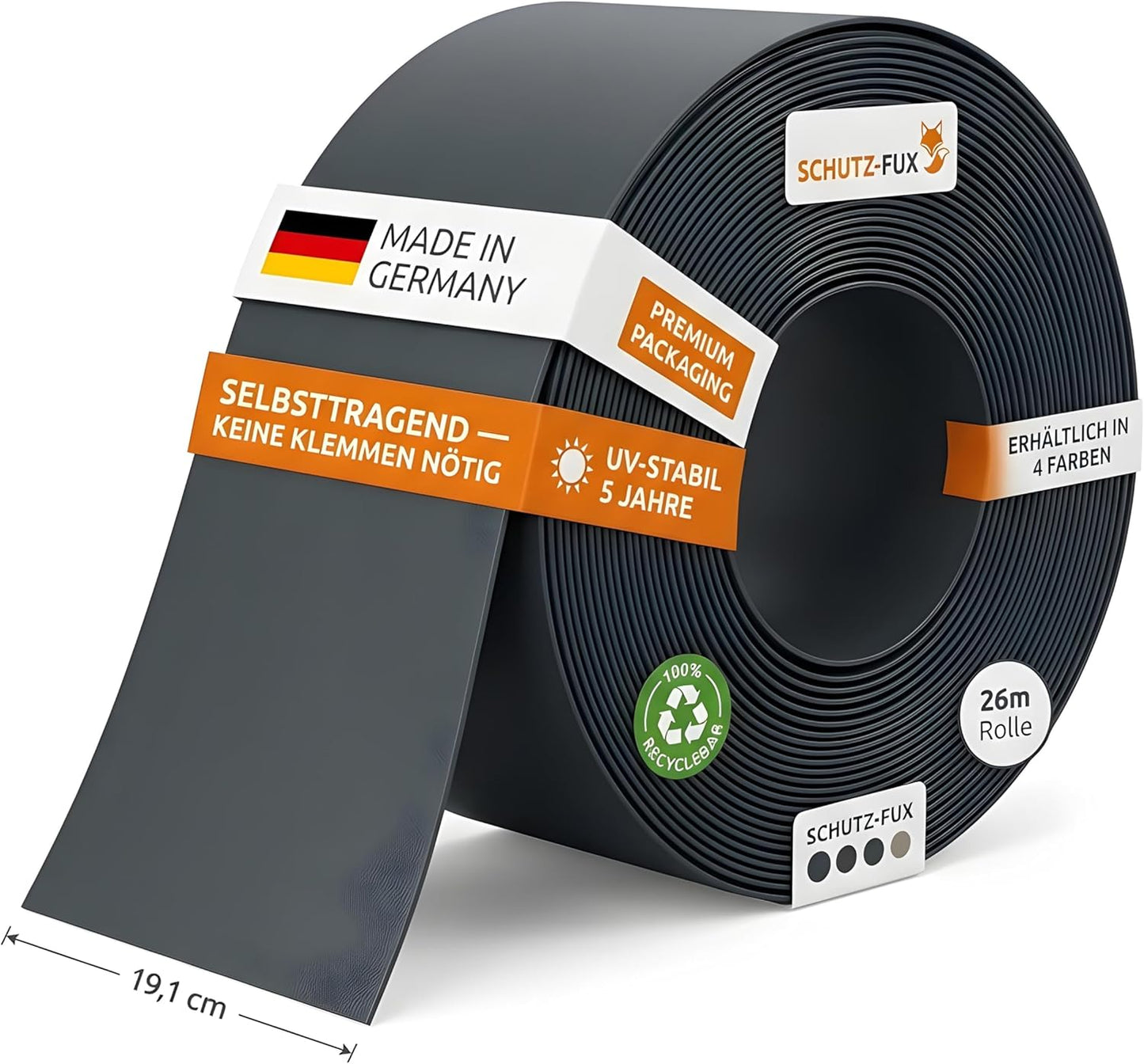 Sichtschutzstreifen für Doppelstabmattenzäune