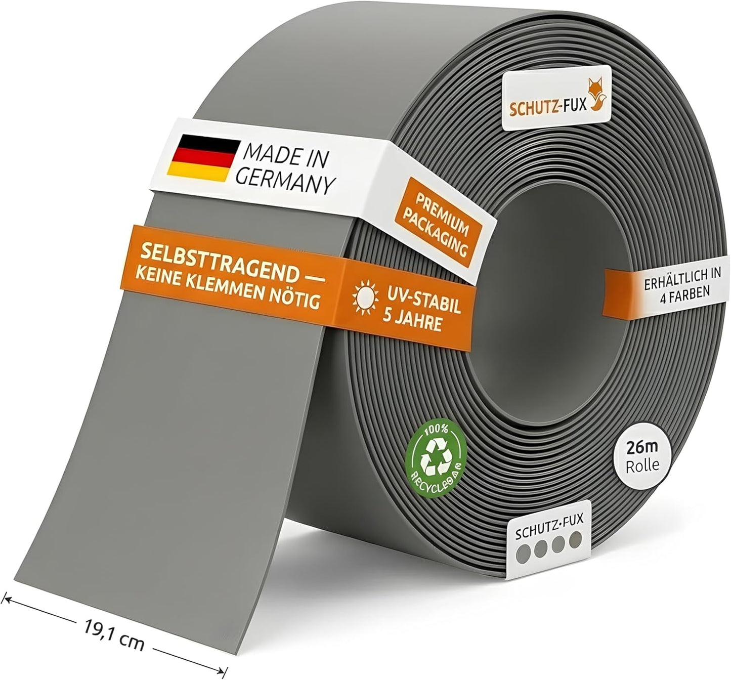 Sichtschutzstreifen für Doppelstabmattenzäune